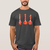 T-shirt Instruments de musique folklorique indienne Sitar  (Devant)