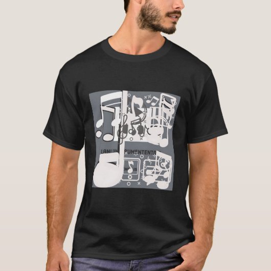 T-shirt Instruments de musique Lanl (Devant)