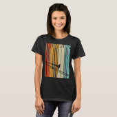T-shirt Instruments en laiton Cool Retro Trombone (Devant entier)
