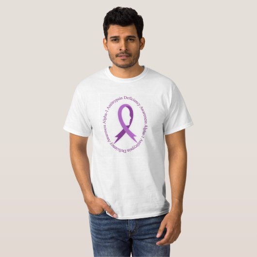 T-shirt Insuffisance de álpha-1-antitrypsine (Devant entier)