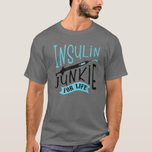 T-shirt Insuline cool Junkie Funny Diabète Sensibilisatio