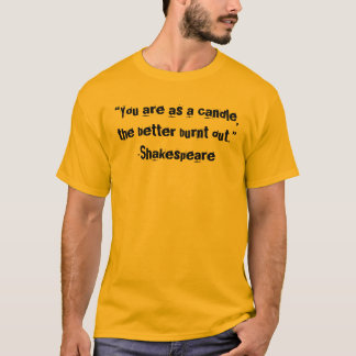 T-shirt Insulte Shakespeare. Humour de chemise