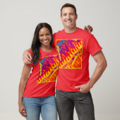 T-shirt Intégration du design Motif coloré (Unisexe)