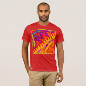 T-shirt Intégration du design Motif coloré (Devant entier)