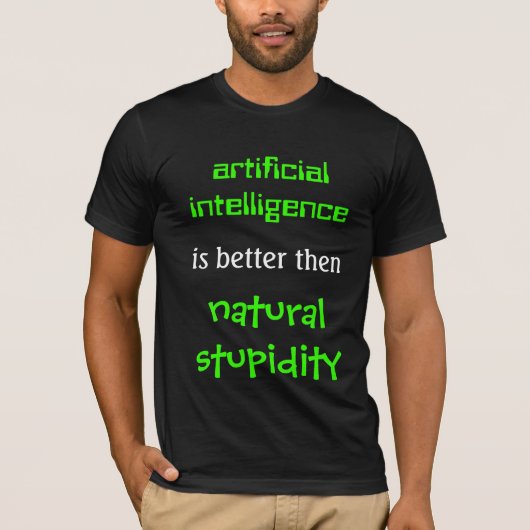 T-shirt intelligence artificielle (Devant)
