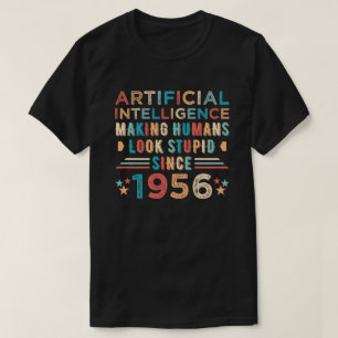 T-shirt Intelligence Artificielle Drôle Plaisanterie Humou