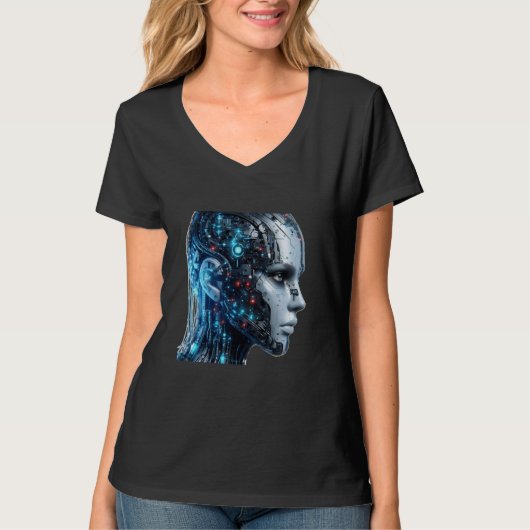 T-shirt Intelligence Artificielle - Informatique - Informa (Devant)