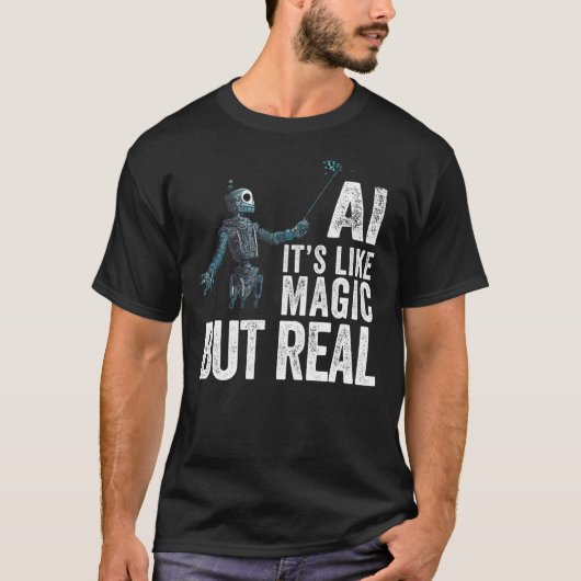 T-shirt Intelligence artificielle Robot AI (Devant)