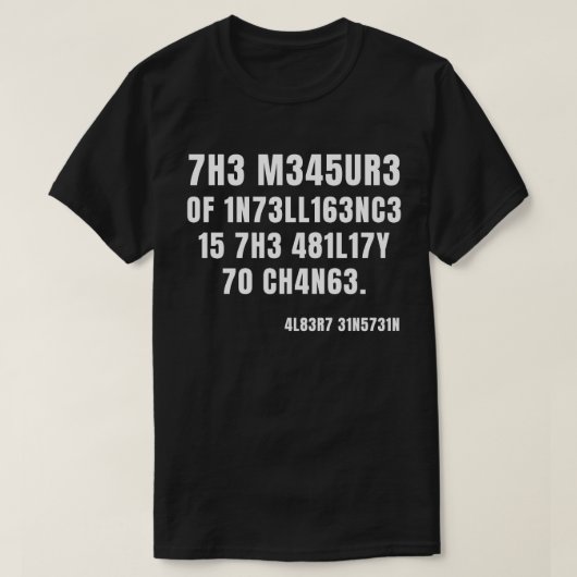 T-shirt Intelligence humaine (Design devant)
