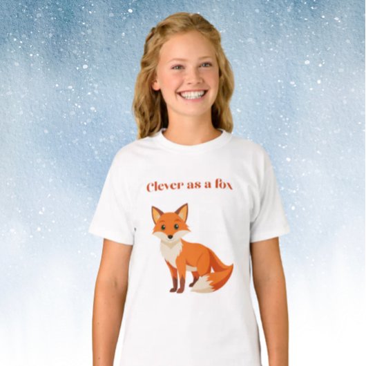 T-shirt Intelligent comme renard