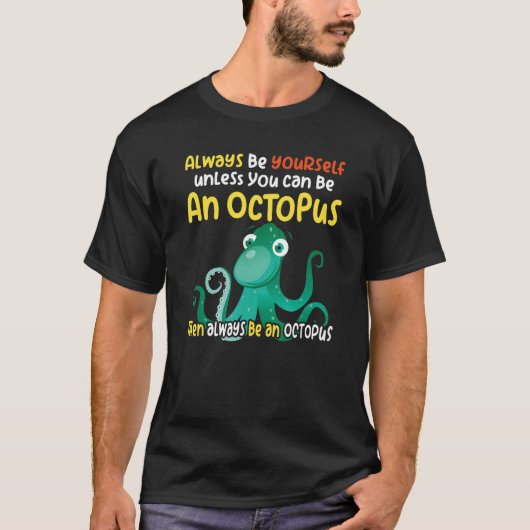 T-shirt Intelligent comme une pieuvre océanique créature 2 (Devant)