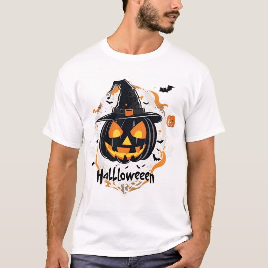 T-shirt intelligent Halloween (Devant)