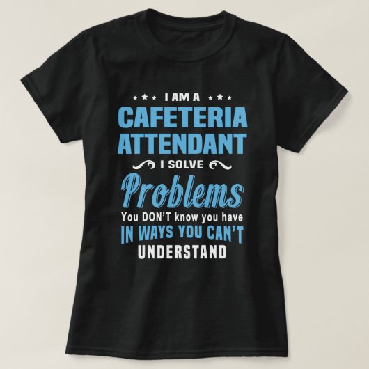 T-shirt Intendant Cafétéria (Design devant)