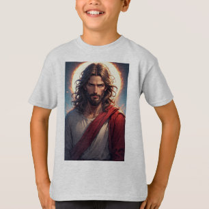 T-shirt intense pour enfants Jésus-Christ chrétien