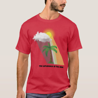 T-shirt Interaction entre la lumière du soleil et le nuage