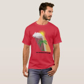 T-shirt Interaction entre la lumière du soleil et le nuage (Devant entier)