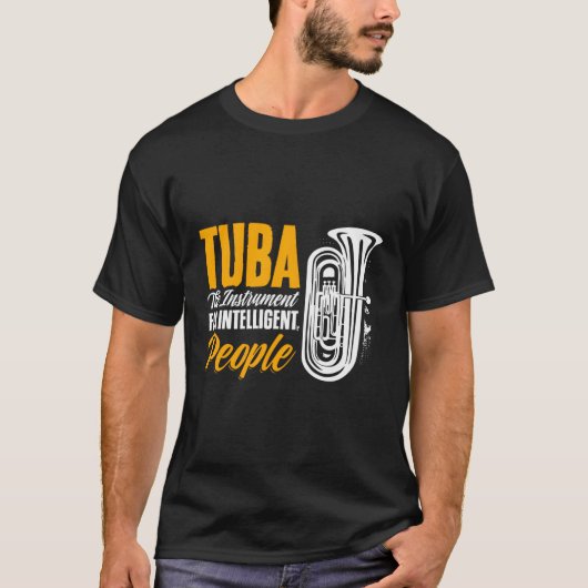 T-shirt Interdiction de Marche du joueur Tuba Tuba de pers (Devant)