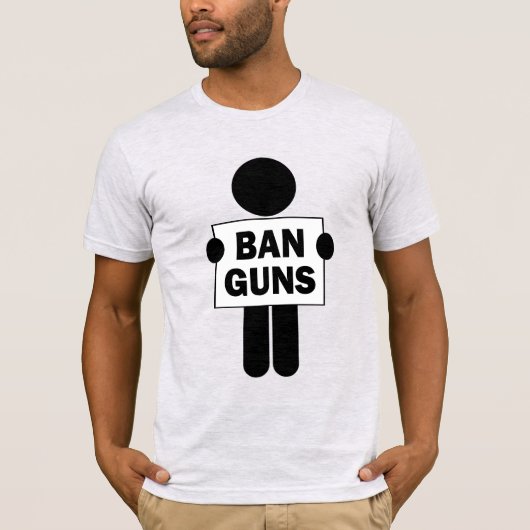 T-shirt Interdire les armes (Devant)