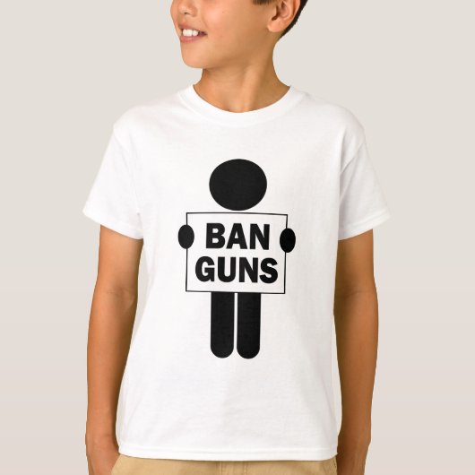 T-shirt Interdire les armes (Devant)