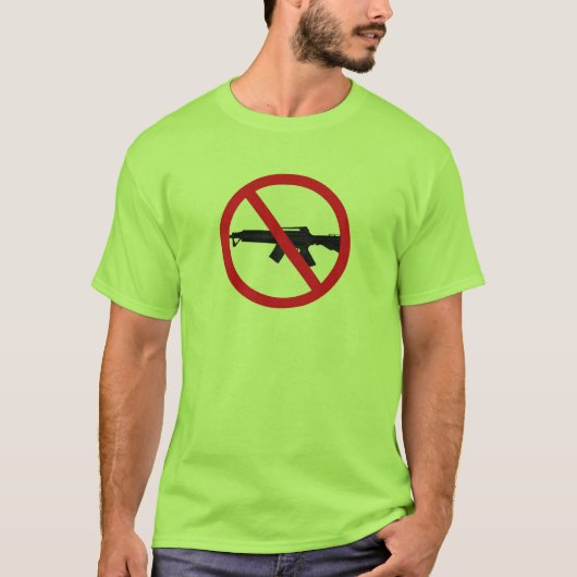 T-shirt Interdire les armes d'assaut (Devant)