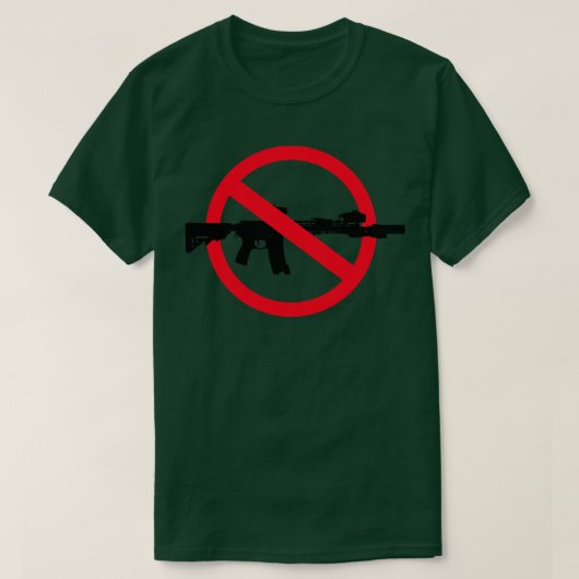 T-shirt Interdire les armes d'assaut 3 (Design devant)