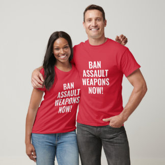 T-shirt Interdire les armes d'assaut maintenant - Contrôle