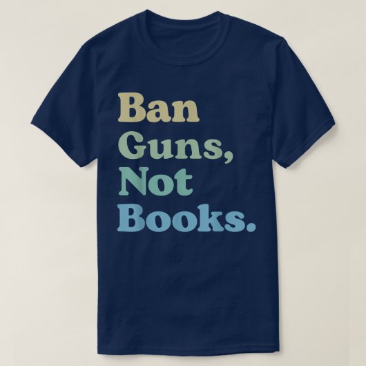T-shirt Interdire Les Armes Pas Les Livres Lire Les Livres (Design devant)