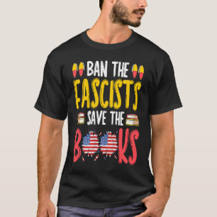 T-shirt Interdire les fascistes sauver les livres mignon c