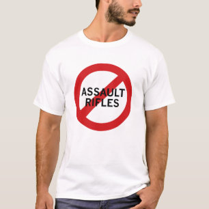 T-shirt Interdire les fusils d'assaut