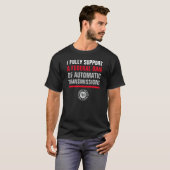 T-SHIRT INTERDIRE LES TRANSMISSIONS AUTOMATIQUES (Devant entier)
