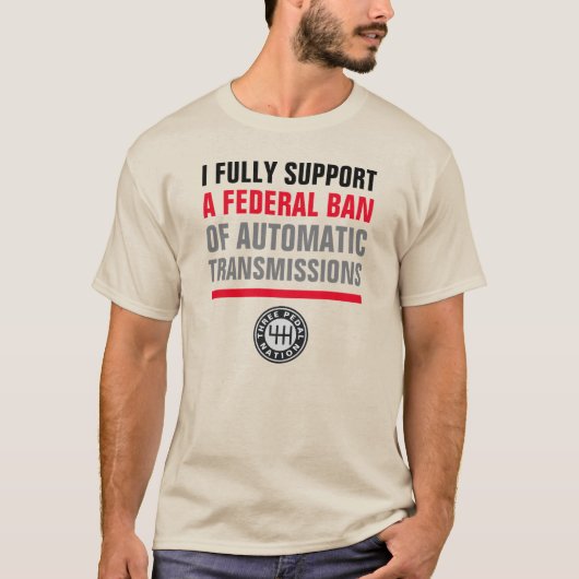 T-SHIRT INTERDIRE LES TRANSMISSIONS AUTOMATIQUES (Devant)