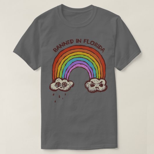 T-shirt Interdit en Floride (Design devant)
