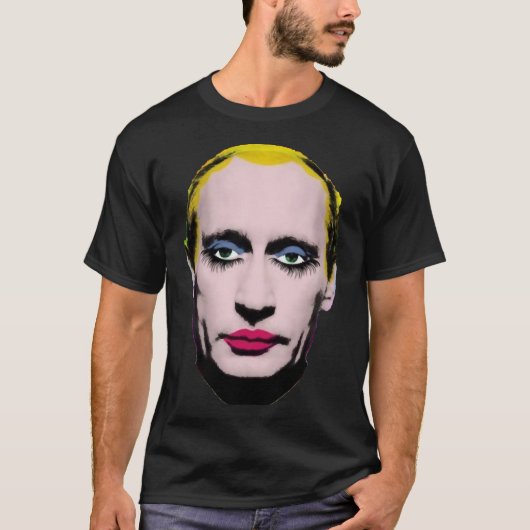 T-shirt Interdit en Russie Poutine dans la classique du Dr (Devant)
