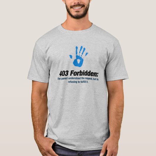 T-shirt interdit par 403 d'erreurs (Devant)