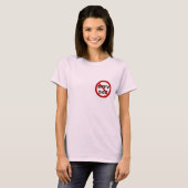 T-shirt interdit par BWV565 (Devant entier)