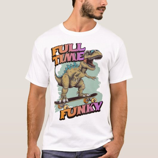T-shirt Intéressant temps plein (Devant)