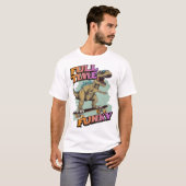 T-shirt Intéressant temps plein (Devant entier)