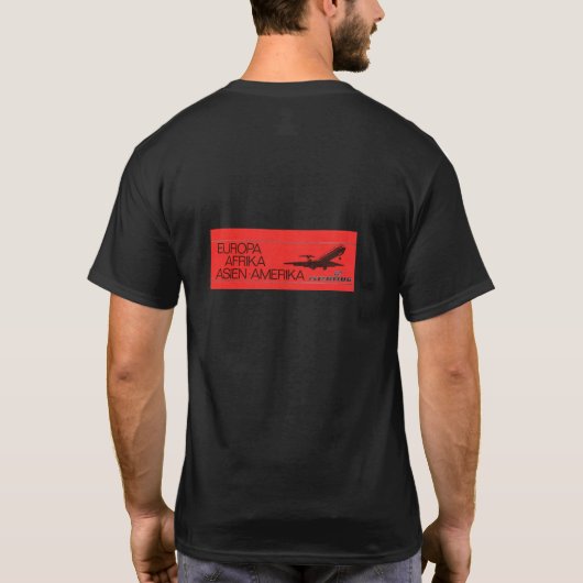T-shirt Interflug, Compagnie aérienne nationale de DDR GDR (Dos)
