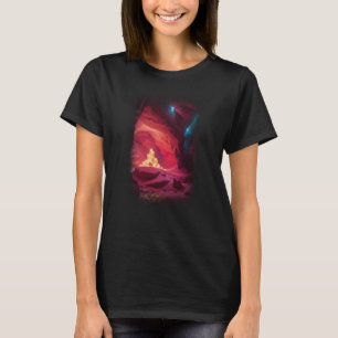 T-shirt intérieur brillant en cristal 3d