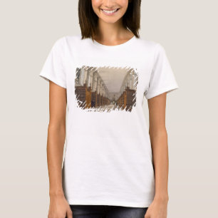 T-shirt Intérieur de bibliothèque universitaire de