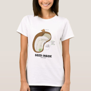 T-shirt Intérieur de graine (anatomie de graine d'haricot