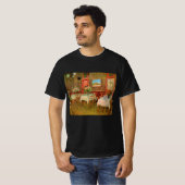 T-shirt Intérieur d'un restaurant par Vincent van Gogh (Devant entier)