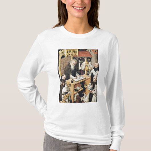 T-shirt Intérieur d'un Scriptorium, école de Ségovie (Devant)