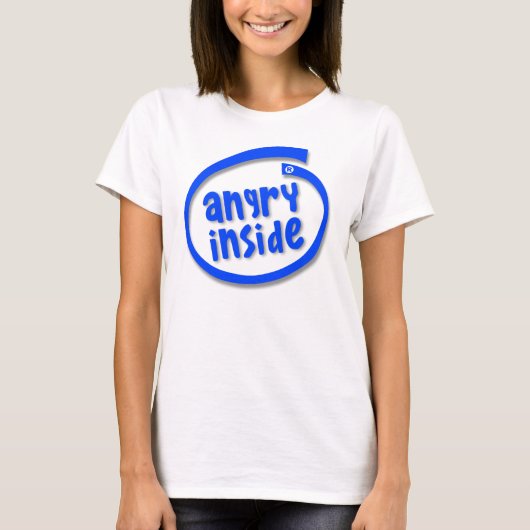 T-shirt Intérieur fâché (Devant)