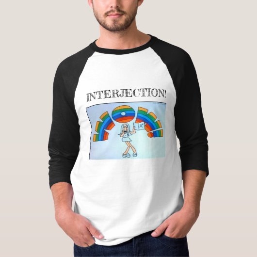 T-shirt Interjection ! Wouah ! "Roche de Chambre d'école" (Devant)
