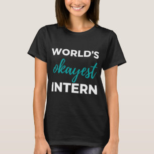 T-shirt Intern le plus génial au monde
