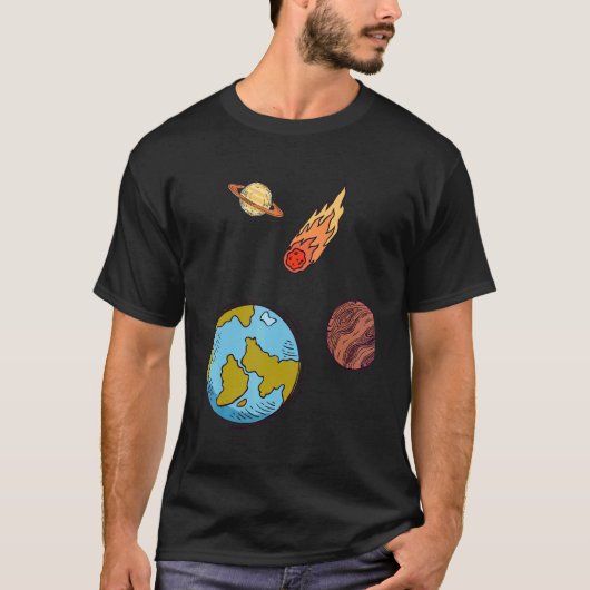 T-shirt International Asteroid Day Asteroid Day (Devant)