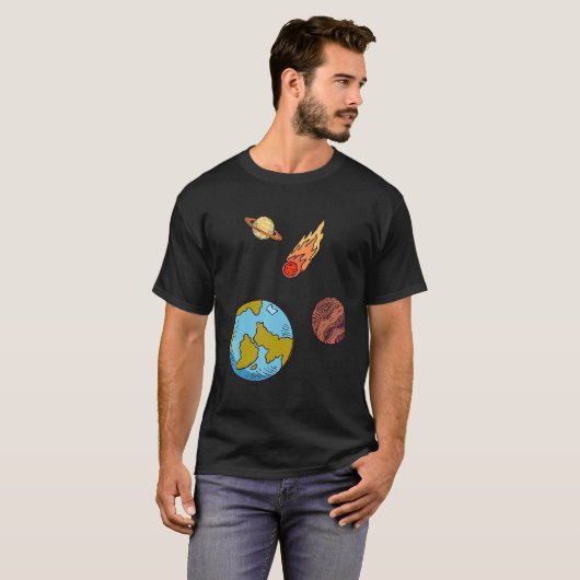 T-shirt International Asteroid Day Asteroid Day (Devant entier)