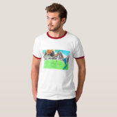 T-shirt International de CTC - homme et rivière (Devant entier)