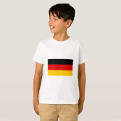 T-shirt International de DRAPEAU de l'Allemagne (Devant entier)